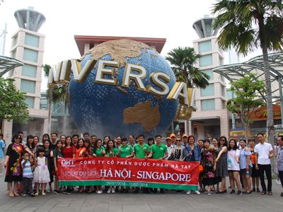 Dược Hà Tây tổ chức thành công tour du lịch Singapore tri ân khách hàng
